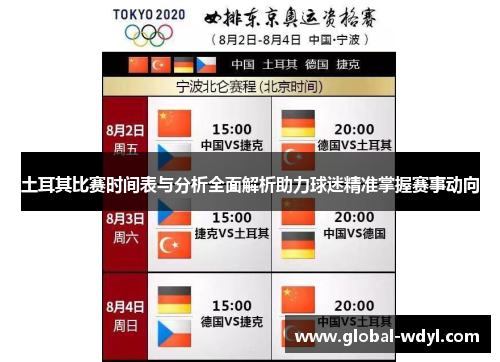 土耳其比赛时间表与分析全面解析助力球迷精准掌握赛事动向